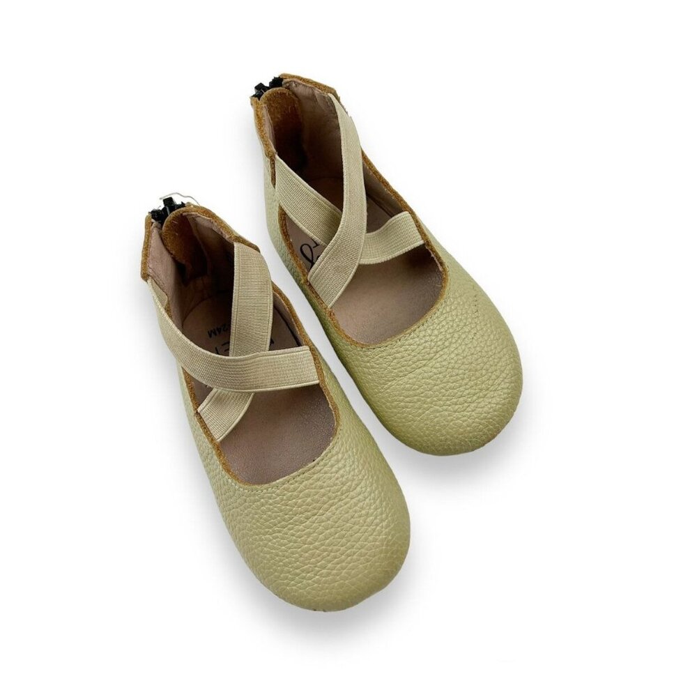 Monkey Feet Beige Ballet Mary Janes